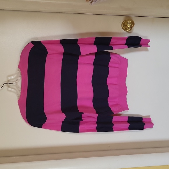 Ralph Lauren pink and blue striped sweater - Picture 2 of 2